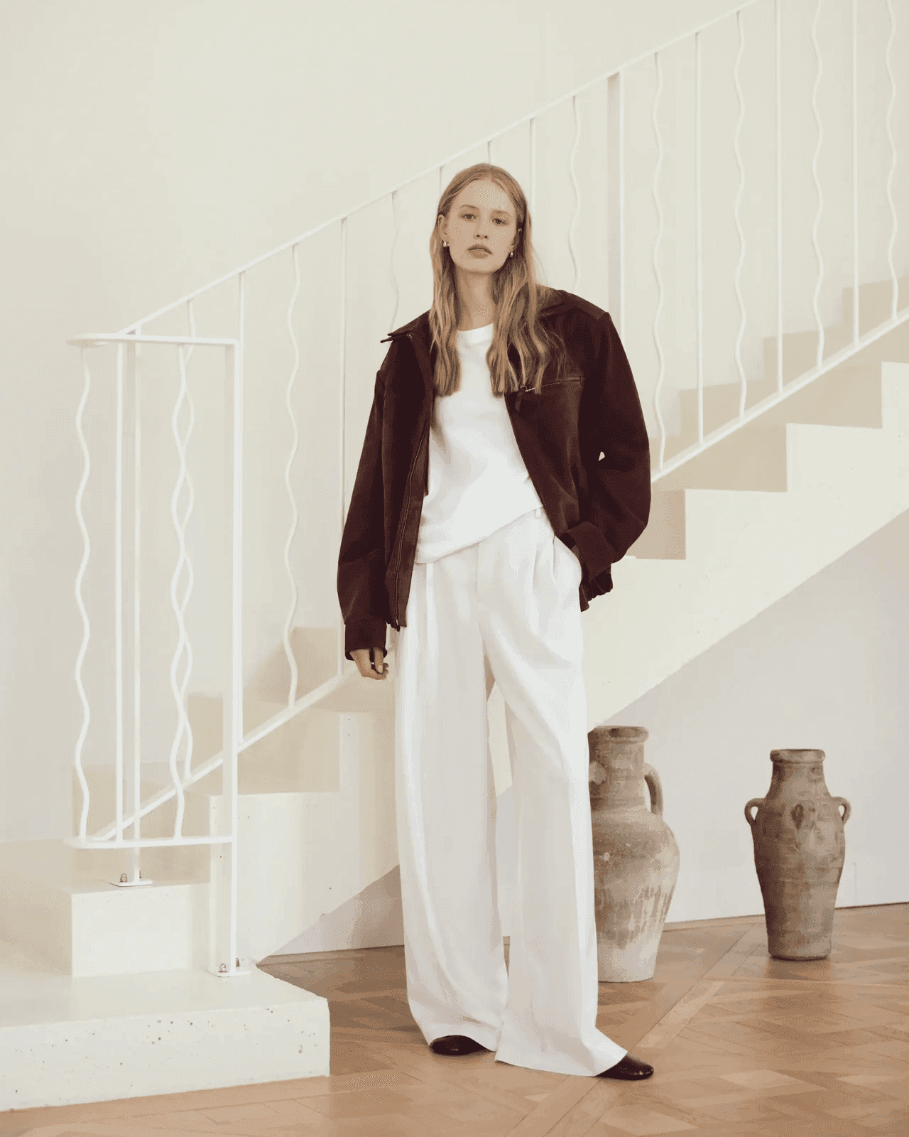 Bella and Ridge - Yves Suede Brown Jacket